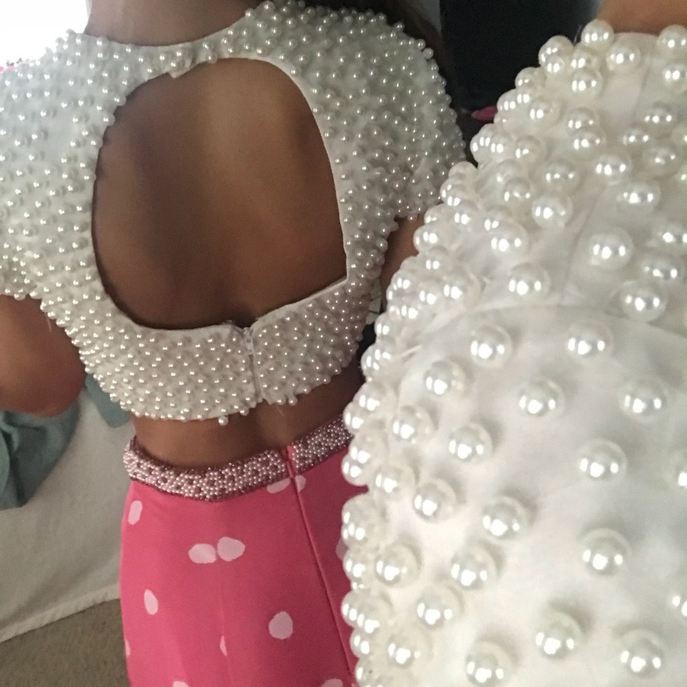 Sherri hill two piece prom dress